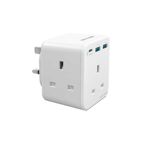 شاحن جداري راف باور 3 مداخل طاقه ثلاثيه مع منفذين...