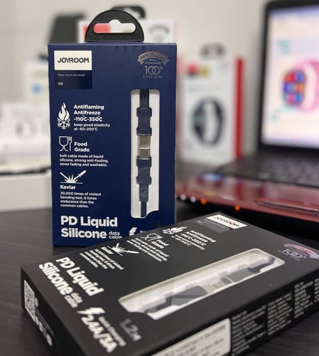 سلك شاحن تايب سي الى تايب سي جويروم ربل طول 1.20 م...