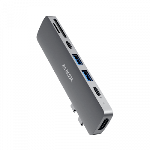 محول موزع انكر باوراكسباند 7 في 2 USB-C لاجهزة الم...