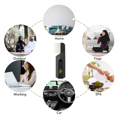 مبخرة الشعر الالكترونية الإصدار الجديد مع راس مشط...
