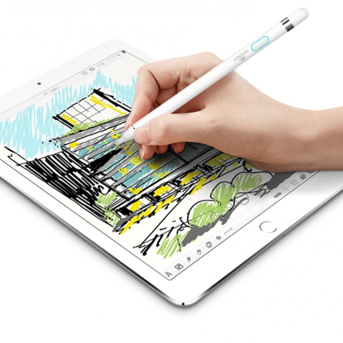 قلم ايباد ذكي يدعم راحة اليد مغناطيسي - أبيض