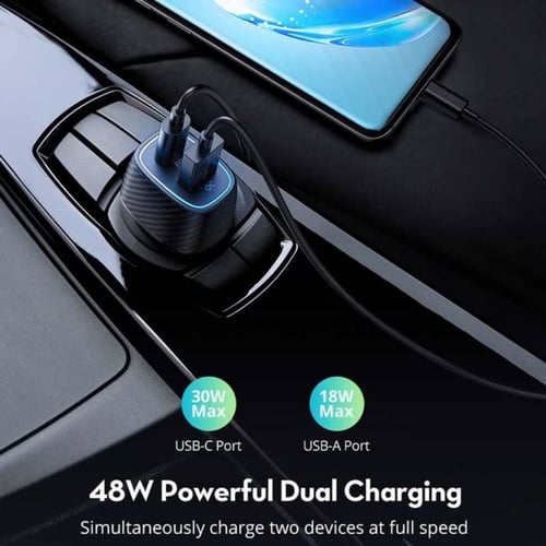 شاحن سيارة راف باور بتقنية بي دي بقوة 60 واط بمنفذ...