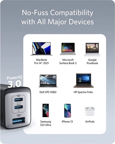 فيش شاحن انكر مكتبي باور بورت نانو الإصدار الثالث...