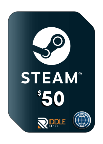 بطاقة ستيم 50 دولار عالمي