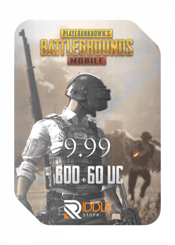 شدات ببجي - 10$ - 60+600 UC