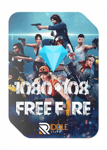 جواهر فري فاير 108+1080