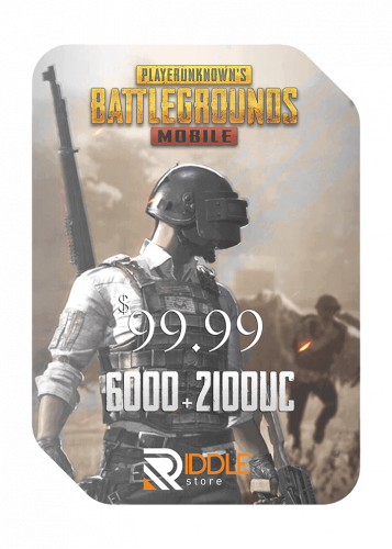شدات ببجي - 100$ - 2100+6000 UC