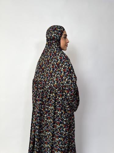 جلال موديل قطعة واحدة أسود مورد
