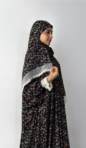 جلال موديل قطعتين أسود مورد