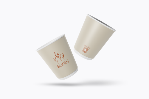 اكواب وودز الاصلية (بيج) | Woods Original cups (Be...