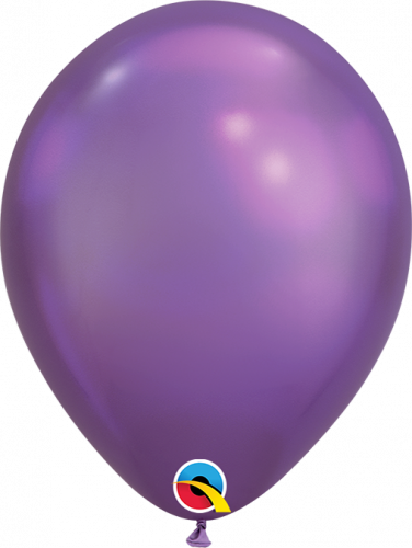 LA817 07" RND CHROME PURPLE 100CT 85155