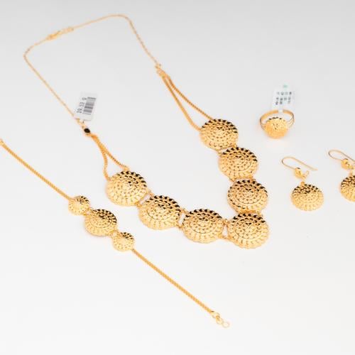 طقم ذهب عيار 21 ( دار ١ )