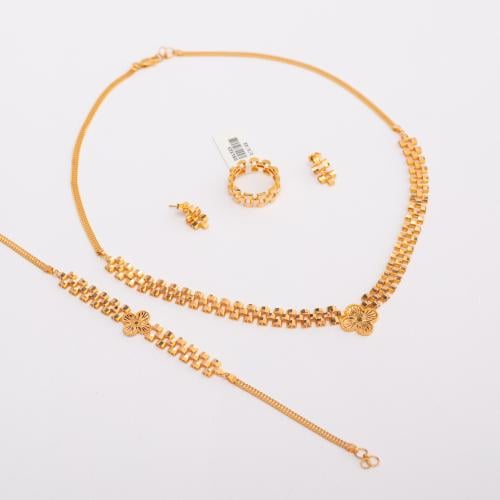 طقم ذهب عيار 21 دار 1