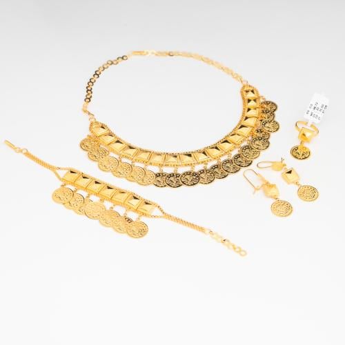 طقم ذهب عيار 21 ( دار 1 )