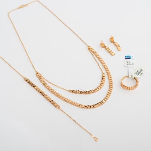 طقم ذهب عيار 21 ( دار 1)