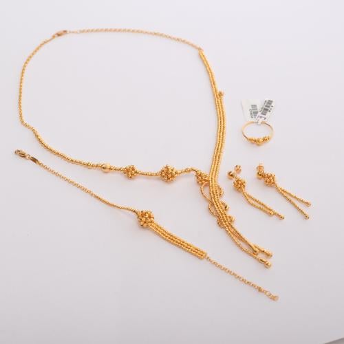 طقم ذهب عيار 21 دار 1