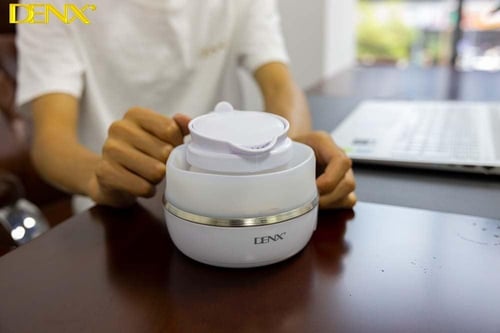 DENX- غلاية كهربائية متنقلة قابلة للطي للسفر والرح...