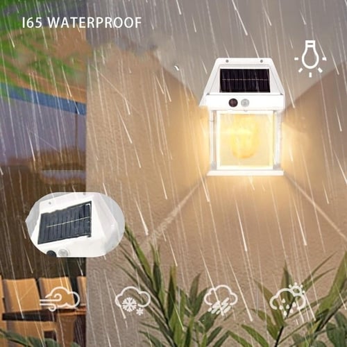 اضاءة جدارية تعمل بالطاقة الشمسية