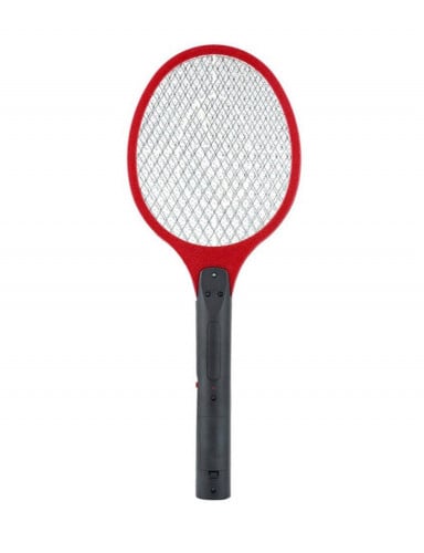 مضرب صاعق قابل لإعادة الشحن للبعوض أسود/أحمر 25x4x...