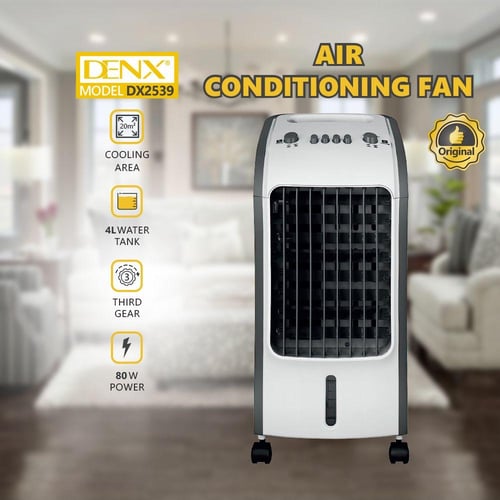 مكيف صحراوي متنقل تبريد حتى 20 متر² – خزان ماء 4 ل...