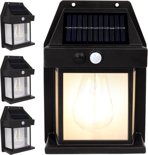 اضاءة جدارية تعمل بالطاقة الشمسية