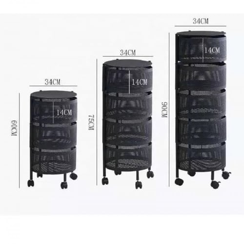 أرفف شبك حديد مدور