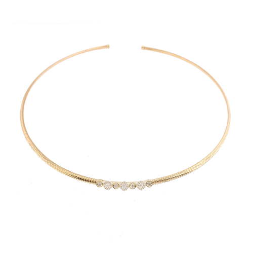 تشوكر ألماس مدور