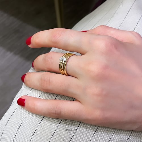 خاتم مرصع بالألماس