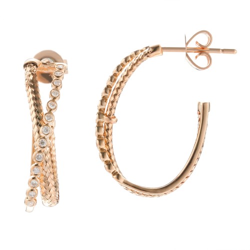 حلق ڤيڤا لا ڤيدا ألماس مدور