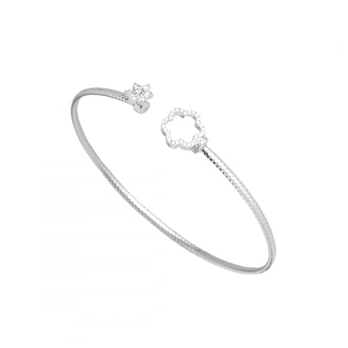 إسوارة ذهب عيار 18 و ألماس مدور VS-SI