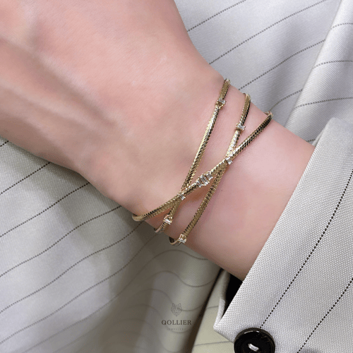 اسوارة مرصعة بألماسات باجيت