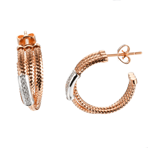 حلق ڤيڤا لا ڤيدا ألماس مدور