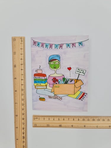 بطاقة توديع العزوبية