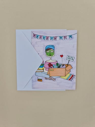 بطاقة توديع العزوبية