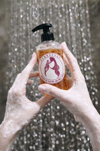 Snail solution wash with rice and honey