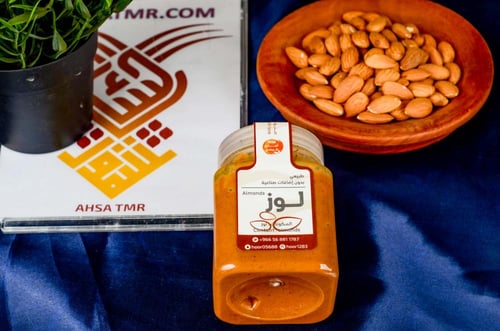 زبدة لوز طبيعية (٣٠٠ غرام)