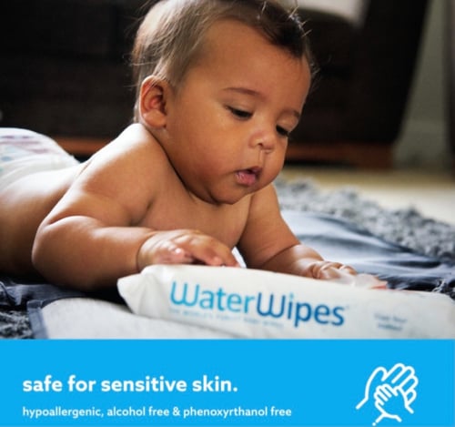 مناديل مبلله للأطفال اوريجينال من ووتر وايبس-عبوه...