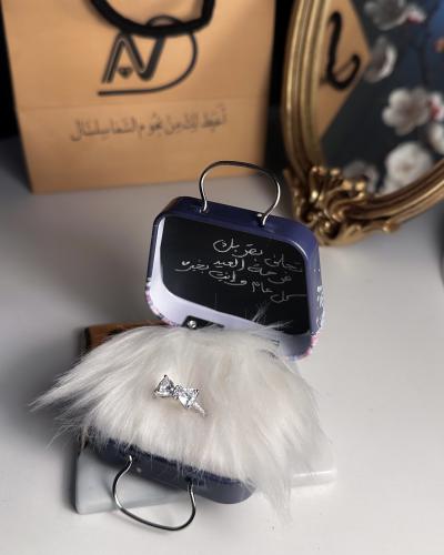 خاتم ريڤان فضي ناعم ( 053 )