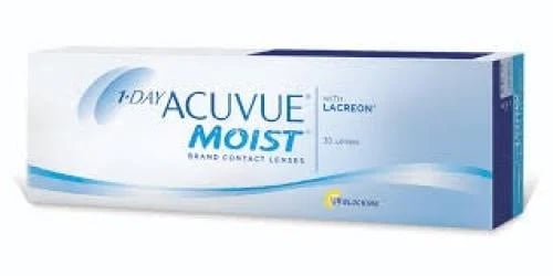 1-Day ACUVUE® MOIST® contact lenses with Lacreon t...
