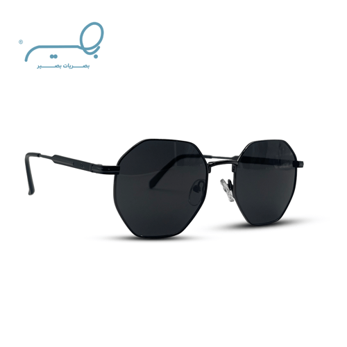 نظارة شمسية للجنسين من ماركة B&W بتصميم سداسي 6312...