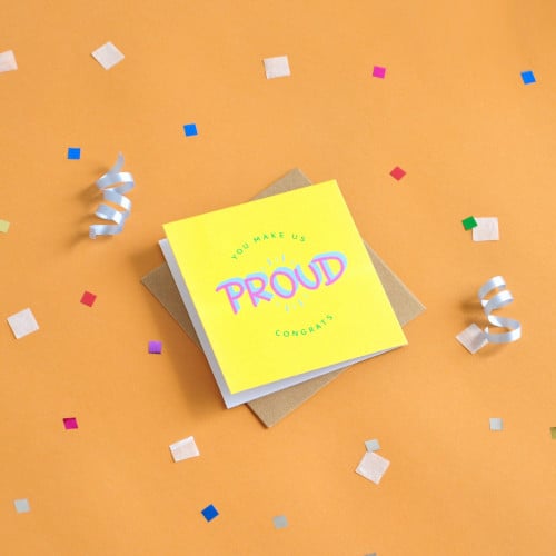 بطاقة اهداء - proud