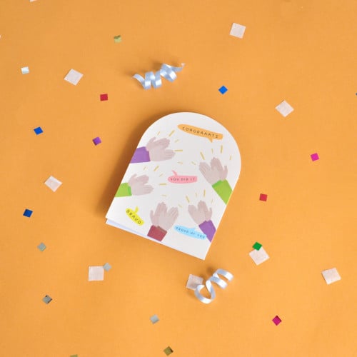 بطاقة اهداء- congrats