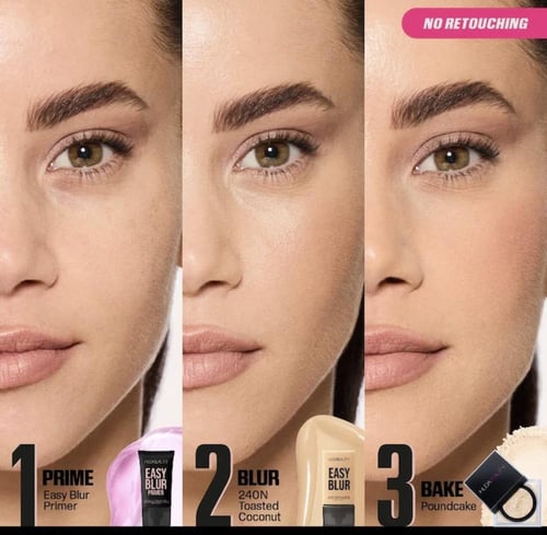 Mini Easy Blur Natural Airbrush Foundation with Ni...