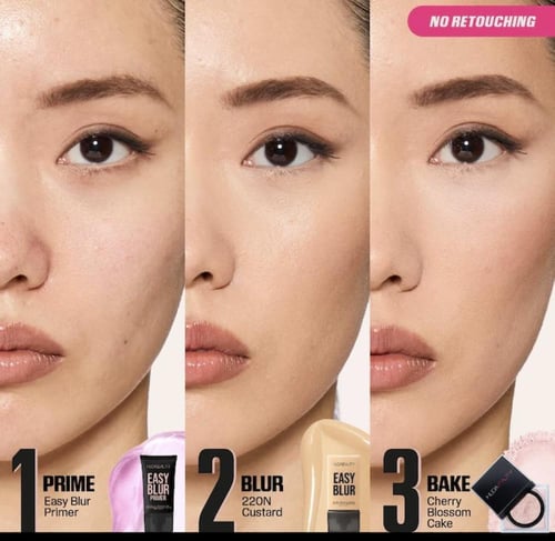 Mini Easy Blur Natural Airbrush Foundation with Ni...