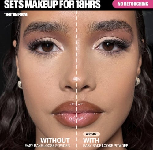 HUDA BEAUTY Easy Bake Loose Powder Brightening + C...