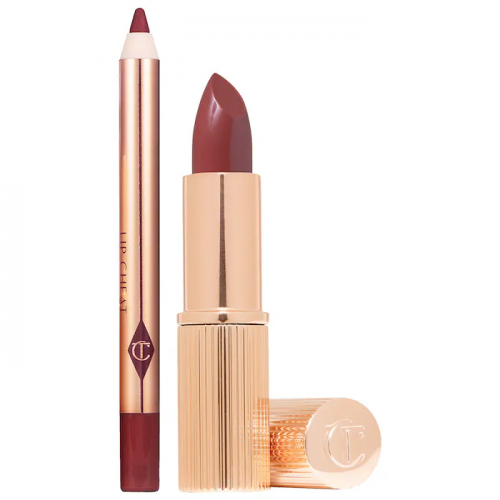 Charlotte Tilbury Mini Pillow Talk Lipstick & Line...