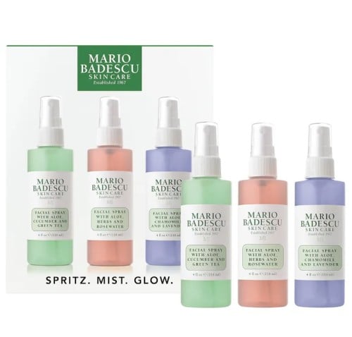 Mario Badescu Spritz. Mist. Glow. Facial Spray Tri...