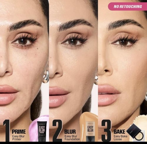 HUDA BEAUTY Easy Blur Natural Airbrush Foundation...