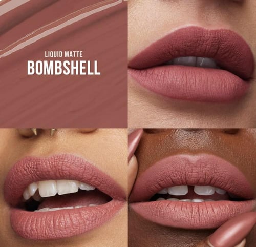 HUDA BEAUTY Bombshell Lip Liner and Liquid Lipstic...