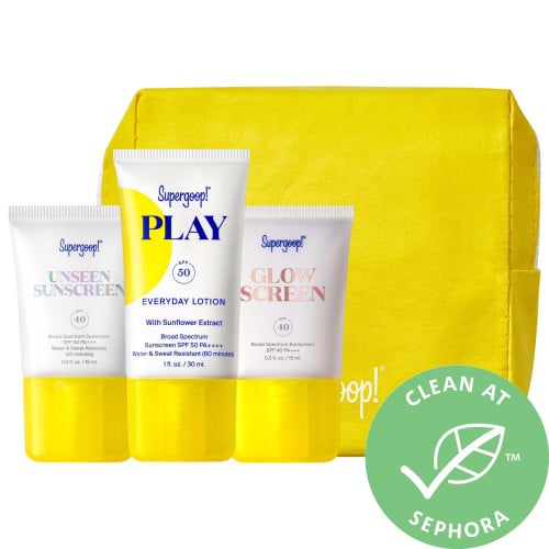supergoop spf bestsellers starter kit